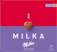 Bombonierki i czekoladki - Milka 'I Love Milka' Praliny Krem Orzechowy 110G - miniaturka - grafika 1