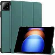 Etui do tabletów - Etui Bizon Case Tab Croc do Xiaomi Pad 6S Pro, ciemnozielone - miniaturka - grafika 1