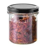 Pojemniki kuchenne - słoiczek na przetwory 350ml dżem desery słoik słój czarna zakrętka 350 ml - miniaturka - grafika 1
