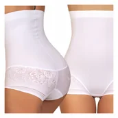 Majtki damskie - Wyszczuplające majtki FIGI modelujące BRZUCH wysoki stan KORYGUJĄCE koronka - miniaturka - grafika 1