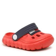 Klapki i japonki damskie - Klapki Tommy Hilfiger - Flag Comfy Sandal T3X2-32915-0083 M Red/Blue X049 - miniaturka - grafika 1