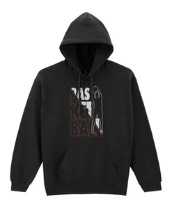 Bluza Basketball Koszykówka Sportowa na Boisko na Kosza Czarna M - Bluzy męskie - miniaturka - grafika 1