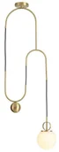 Lampy sufitowe - MOOSEE lampa wisząca LIFT złota - miniaturka - grafika 1