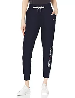 Spodnie damskie - Tommy Hilfiger Damskie spodnie dresowe do joggingu, Sky Capitain, S - grafika 1