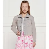 Kurtki i płaszcze dla dziewczynek - Guess Kurtka jeansowa | Regular Fit - miniaturka - grafika 1