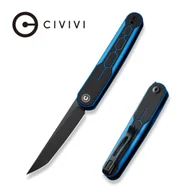 Noże - Nóż składany Civivi KwaiQ Blue/Black G10, Black Stonewashed Nitro-V by Rafal Brzeski (C23015-3) - miniaturka - grafika 1