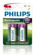 Baterie i akcesoria - Philips Rechargeables Bateria R14B2A300/10 - miniaturka - grafika 1
