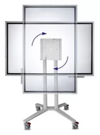 Uchwyty do monitorów - PeTa Flip Stand do Samsung Flip WM55H/R + WM65R i wyświetlaczy do 50kg czarny - miniaturka - grafika 1