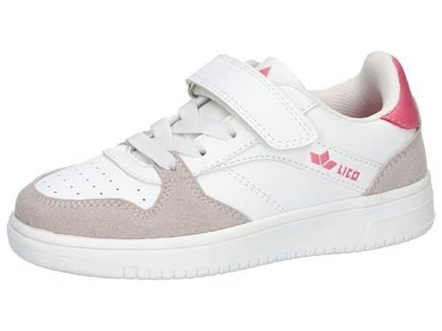 Lico Chad Vs Sneaker buty dziecięce, uniseks, biały, różowy., 40 EU