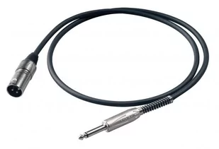 PROEL BULK230LU1 Kabel mikrofonowy stereo jack M - XLR M 1m BULK230LU1 - Akcesoria do nagłośnienia - miniaturka - grafika 1