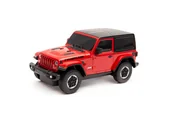 Zabawki zdalnie sterowane - Jeep Wrangler JL skala 1:24 Rastar 79500 samochód sterowany czerwony - miniaturka - grafika 1