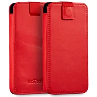 Etui i futerały do telefonów - moVear moVear Skórzane Etui Wsuwka do iPhone Xs MAX, Xr, 8/7/6 Plus i telefonów o zbliżonych wymiarach | Eksluzywny Pokrowiec pocketCase C+ Skóra Nappa, Czerwony AI68PPCPLNBBKRE - miniaturka - grafika 1