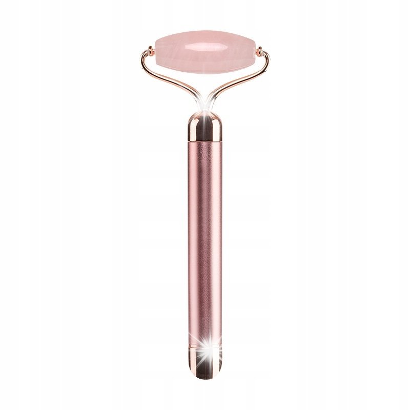 Wibrujący MASAŻER roller wałek z jadeitu kwarcowy