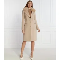 Płaszcze damskie - GUESS Płaszcz z dodatkiem wełny - miniaturka - grafika 1