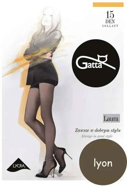 GATTA rajstopy LAURA 15 den LYCRA lyon # 2 S