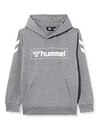 Bluzy dla dziewczynek - hummel Hmlbox Bluza Dziecięca koszulka dresowa, Szary, 122 - miniaturka - grafika 1