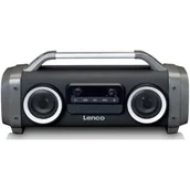 Głośniki przenośne - Lenco SPR-100 Szary - miniaturka - grafika 1