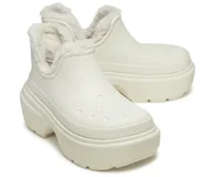 Botki damskie - Crocs Damskie Ocieplane Botki Na Platformie Stomp Lined Shorty Boot 42-43 - miniaturka - grafika 1