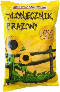 SŁONECZNIK PRAŻONY 190g. LEKKO SOLONY MIRASOL - Ziarna i nasiona roślin strączkowych - miniaturka - grafika 1