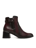 Botki damskie - Lasocki Botki CEO-WB-THESSA-32 Bordowy - miniaturka - grafika 1