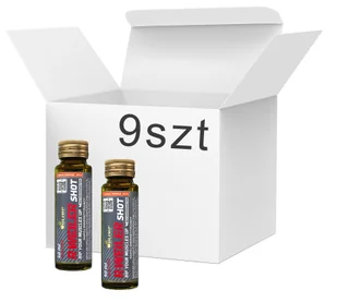 Opakowanie kompleksu przedtreningowego Olimp R-Weiler Shot 9 x 60 ml Pomarańcz (5901330096266) - Pozostały sprzęt i akcesoria do ćwiczeń - miniaturka - grafika 1