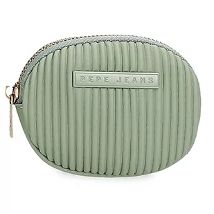 Pepe Jeans Aurora Portfel Zielony 11,5x8,5x1,5 cm Skóra syntetyczna, Zielony, Monedero, portmonetka - Portfele - miniaturka - grafika 1