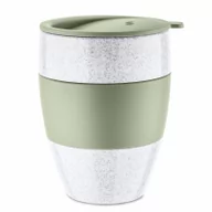 Kubki termiczne - Koziol Kubek Termiczny Z Przykrywką Organic Aroma To Go Zielony 400 Ml 12,5x9,2 - miniaturka - grafika 1