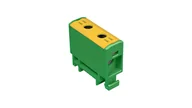 Kostki, złączki, wtyczki - Złączka szynowa przelotowa 2-przewodowa 2,5-16mm2 żółto-zielona WLZ35P/16/z 48.518 - miniaturka - grafika 1