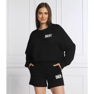 Bluzy damskie - DKNY Sport Bluza | Cropped Fit - grafika 1
