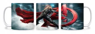 KUBEK CERAMICZNY Z NADRUKIEM THOR AVENGERS RÓŻNE WZORY BAJKI - IMIĘ - Kubki - miniaturka - grafika 1
