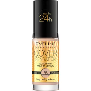 Eveline Podkład Cover Sensation kryjący nr 105 Rose Beige 30ml KOLOROWKA - Podkłady do twarzy - miniaturka - grafika 1