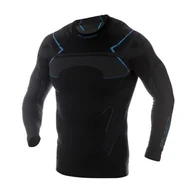 Bluzy sportowe męskie - Brubeck - Bluza termoaktywna Thermo - Nilit® Heat - Czarno-Niebieska - LS13040A - miniaturka - grafika 1