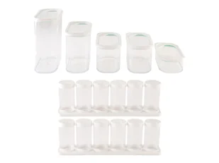 LIVARNO home Zestaw 5 pojemników na żywność lub 12 pojemników na przyprawy - Pojemniki kuchenne LIVARNO home Zestaw 5 pojemników na żywność lub 12 pojemników na przyprawy - Pojemniki kuchenne - miniaturka - grafika 1