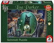 Puzzle - Schmidt Puzzle - Lisa Parker: Magical cats (1000 pieces) SCH9665 - miniaturka - grafika 1