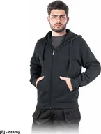 Odzież robocza - R.E.I.S. SMOKER - bluza ochronna rozpinana z kapturem - czarny 2XL - miniaturka - grafika 1