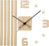 Zegary - Zegar ścienny PRIM E07P.4521.51 naklejany na ścianę, szybę...brązowy . - miniaturka - grafika 1