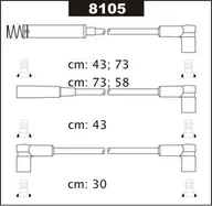 Kable wysokiego napięcia - Przewody Zaplonowe 8105 - miniaturka - grafika 1