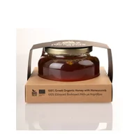 Miód - Miód sosnowo tymiankowy "z plastrem" opakowanie prezentowe 450g BIO - miniaturka - grafika 1