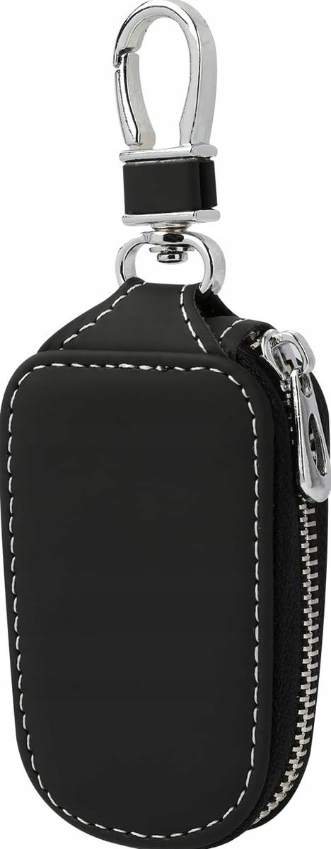 ETUI NA KLUCZE 89X58X23CM CZARNE SZTUCZNA SKÓRA SASZETKA ZAMEK