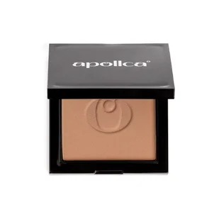 Apollca Matowy Bronzer w Kamieniu 01 Cappuccino - Bronzery i konturowanie twarzy - miniaturka - grafika 1