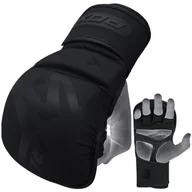 Rękawice bokserskie - RDX Rękawice MMA Sparringowe T15 Noir Black - miniaturka - grafika 1