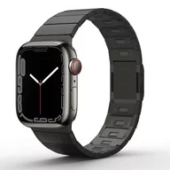 Akcesoria do smartwatchy - OPASKA PASEK TITANIUM "8" Apple Watch 1/2/3/4/5/6/7/8/9/SE/Ultra/Ultra2 42/44/45/49mm czarna - miniaturka - grafika 1