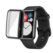 Akcesoria do smartwatchy - Etui Metalic Huawei Watch Fit 2 Czarne - miniaturka - grafika 1