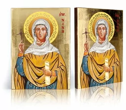 Ikona religijna Święta Nina - Ikony i obrazy sakralne - miniaturka - grafika 1