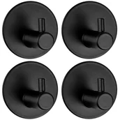 Wieszaki i stojaki - Zestaw czterech wieszaków loft TAVAS czarny - miniaturka - grafika 1