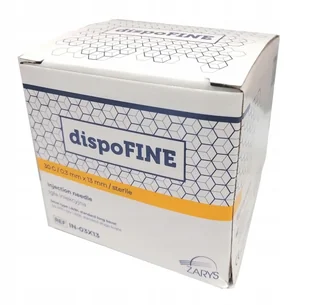 DispoFine Igły dispoFine, iniekcyjne 100 szt. 100 szt. 0.3x13mm G30 |   NN-MZA-AI03-001 - Meble i wyposażenie gabinetów medycznych - miniaturka - grafika 1