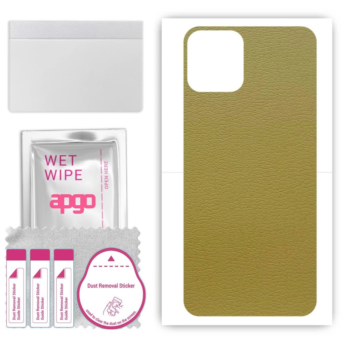 Folia naklejka skórka strukturalna na TYŁ do Blackview Oscal C20 Pro - Skóra Oliwkowa - apgo SKINS