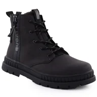 Buty zimowe męskie - Trzewiki męskie wysokie ocieplane ciemnobrązowe Bugatti 321-AGB51-5069 - miniaturka - grafika 1