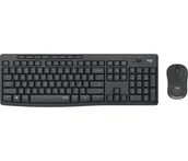 Zestawy myszka + klawiatura - Logitech MK295 Silent Wireless Combo klawiatura Dołączona myszka USB QWERTY Hiszpański Grafitowy - miniaturka - grafika 1