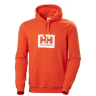 Bluzy męskie - Męska Bluza HELLY HANSEN HH BOX HOODIE 53289_147 – Pomarańczowy - miniaturka - grafika 1